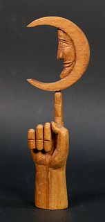 Pedro Friedeberg Hand & Moon Sculpture