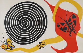 Alexander Calder Lithograph Papillon