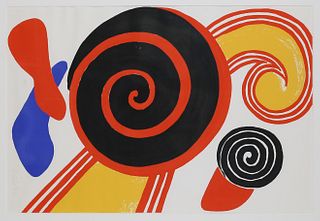 Alexander Calder Lithograph Spirals