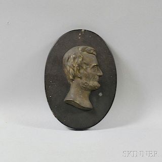 Lincoln Bust Plaque