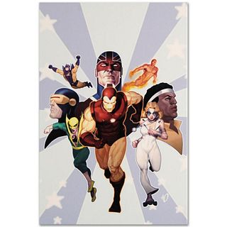 Marvel Comics "Iron Age: Omega #1" Numbered Limited Edition Giclee on Canvas by Ariel Olivetti with COA.