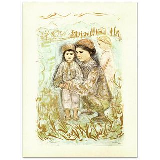 Mrs. Hsu Limited Edition Lithograph by Edna Hibel (1917-2014), Numbered and Hand Signed with Certificate of Authenticity.