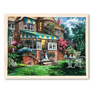 Anatoly Metlan, "Greenhouse" Limited Edition Serigraph, Numbered and Hand Signed with Letter of Authenticity.