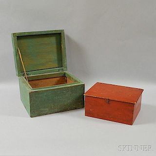 Two Painted Boxes