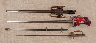 U.S. military dress sword, ca. 1900, blade - 30" l