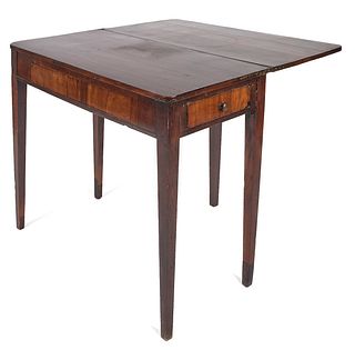 Regency style mahogany card table, 29 1/2" h., 34"