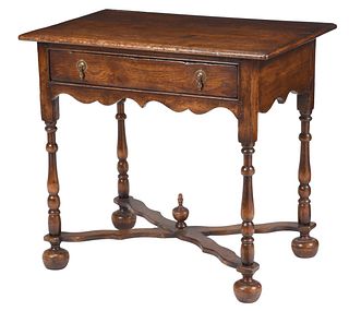 William and Mary Style Oak Dressing Table