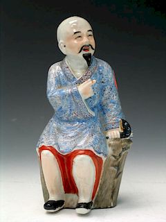 Chinese Famille Rose Porcelain Figure