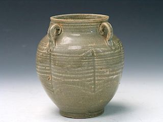 Chinese Celadon Porcelain Jar