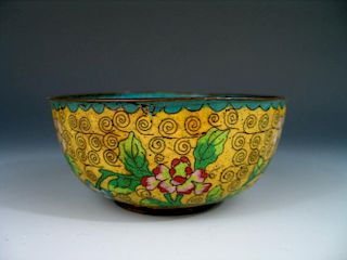 Chinese Export Cloisonne Bowl, Early 20th C.