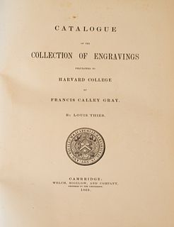 Catalogue of the Gray Collection of Engravings, Harvard College, by Louis Thies