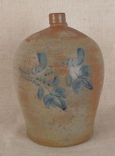 Pennsylvania four-gallon stoneware jug, 19th c., i