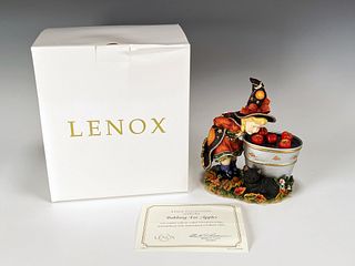 LENOX BOBBING FOR APPLES FIGURE IN BOX