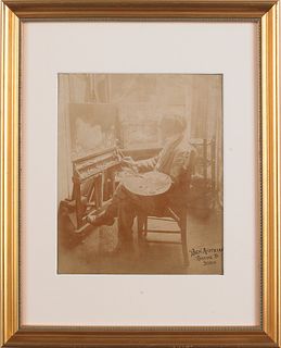 Two Ben Austrian signed photographs, early 20th c.