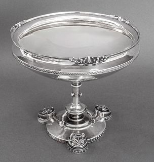 American Sterling Silver 'Gout Grec' Tazza, 1870s