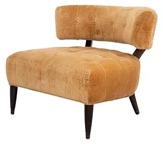 William 'Billy' Haines Upholstered Slipper Chair
