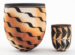 Beate Andersen Art Pottery Vessels, 2
