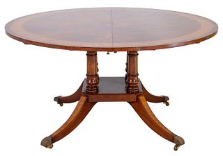 William IV Style Circular Extending Dining Table