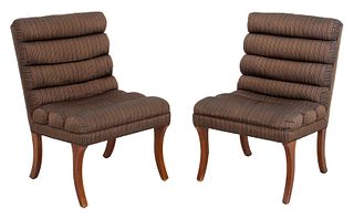 Baker Mid-Century Modern Upholstered Chairs 2