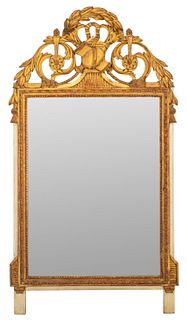 French Neoclassical Style Giltwood Mirror