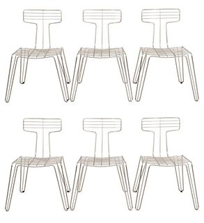 Tom Dixon Wire Chairs, 6