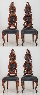Fantasy Rococo Dining Chairs, 4