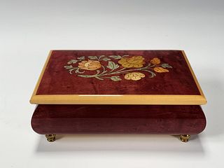 INLAID MUSIC BOX MADE IN ITALY