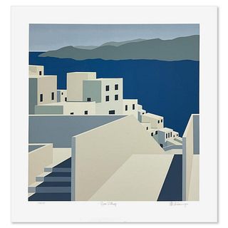 William Schlesinger (1915-2011), "Sea Village" Limited Edition Serigraph, Numbered 158/225 and Hand Signed with Letter of Authenticity