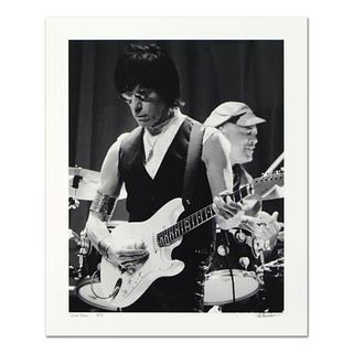 Rob Shanahan, "Jeff Beck" Hand Signed Limited Edition Giclee with Certificate of Authenticity.