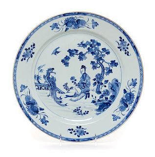 * A Chinese Export Porcelain Charger Diameter 14 inches.