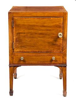 A George III Mahogany Side Cabinet Height 25 x width 53 x depth 30 inches.