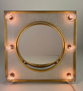 Vintage Vanity Light-up Two-sided Mirror 