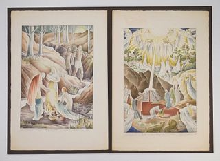 Suzanne Miller lithographs