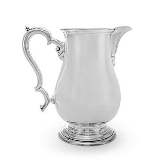 An American Silver Pitcher, International Silver Co., Meriden, CT, Lord Saybrook pattern.