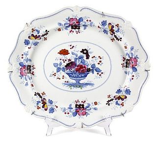 An English Porcelain Platter Length 22 inches.