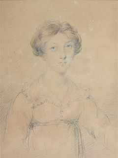 Attributed to Mary Ann Knight, (English, 1776-1851), Three works: Portrait of Joanne Plimer (as a girl), Portrait of Joanne P