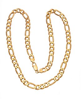 14k Yellow Gold Man's Necklace, Italy L 22" 60g