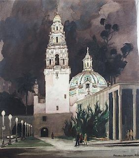 Frederic Whitaker, (American, 1891-1980), California, Night View
