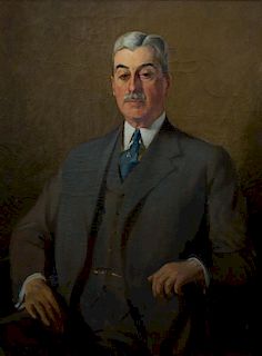 Howard Logan Hildebrandt, (American, 1872-1958), Portrait of Wilmot Adams