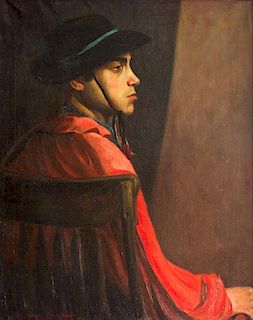 Howard Logan Hildebrandt, (American, 1872-1958), Portrait of Howard Adams