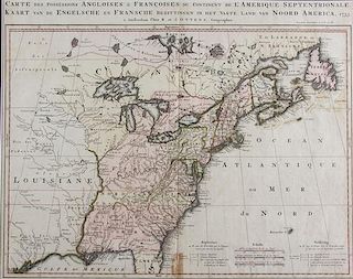 A Map of the Anglo-French Possessions of the Continent of North America, 1775 Image: 18 x 22 3/4 inches.