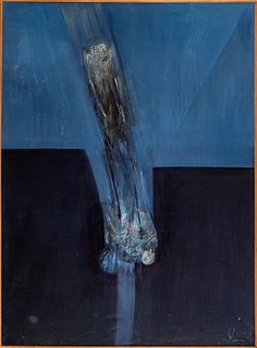 George Vihos (American, B. 1937) Oil On Canvas, 'Resurrection', H 65.5" W 47.75"