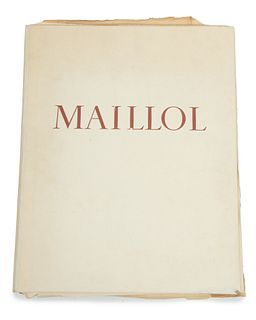 Les Maitres Du Dessin Maillol Portfolio, H 18.5" W 14.75"