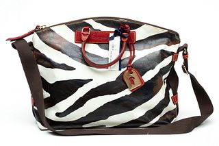Dooney & Bourke Zebra Pattern Handbag