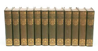 Novels Of The Sisters Brontë, Thornton Edition, Edited By Temple Scott, Pub. John Grant, Edinburgh, Ca. 1911, Twelve Volumes, H 8.5" W 6"