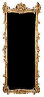 A Louis XVI Pier Mirror 70 x 29 inches.