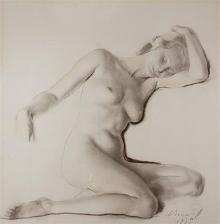 A. Sacorloff, (20th century), Reclining Nude, 1935