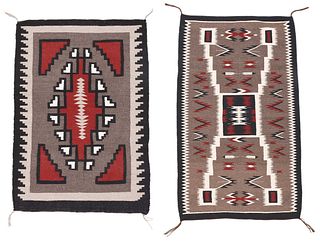 Two Navajo Trading Post Weavings