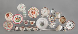 Collection of English ceramics, to include creamwa