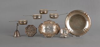 Miscellaneous group of sterling silver tablewares,